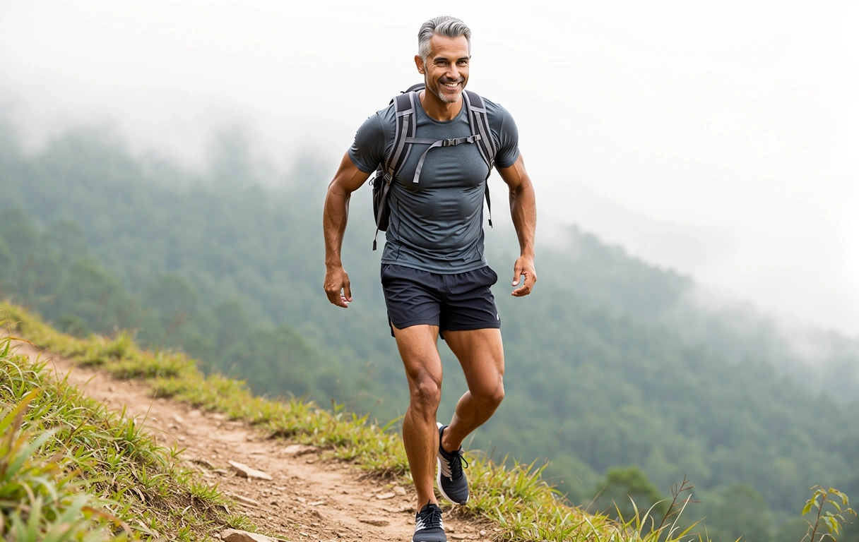 Active lifestyle for men over 40
